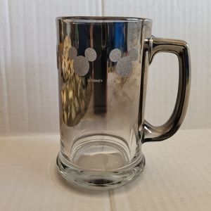 Disney Mickey Mouse Large Silver Fade Stein
